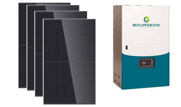 Panneaux photovoltaïques avec batteries